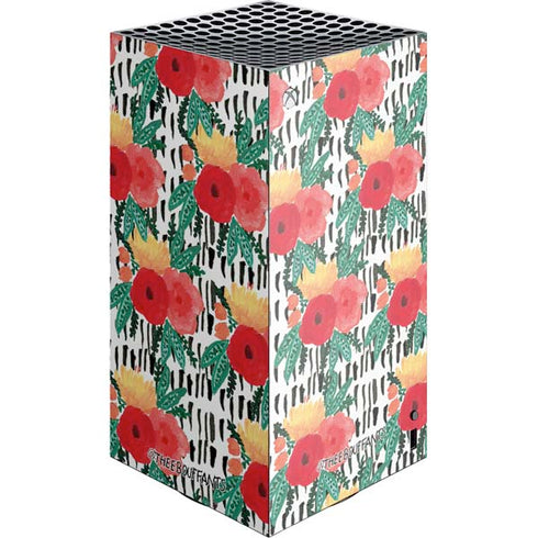 Bouffants and Broken Hearts Bouquets Print 3 XBox Series X Digital Edition Console Skin